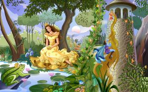 Fairy tale world wallpaper