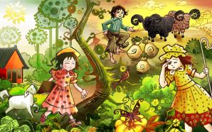 Fairy tale world wallpaper