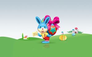 Free Cartoon Easter Bunny Wallpaper HD wallpaper