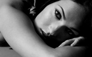 Megan Fox in Black and White