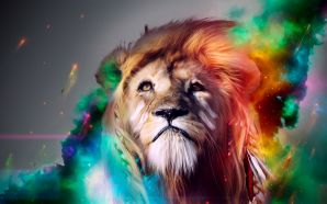 Lion Abstract