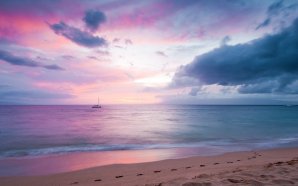 Twilight Isl Beach Sunset